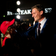 Republican U.S. senatorial candidate Blake Masters celebrates with family and supporters during his election night watch party on August 02, 2022, in Chandler, Arizona. Masters, who have the blessing of former President Donald Trump, have seen his recent lead in the polls extend to double digits among likely GOP voters over businessman Jim Lamon and state Attorney General Mark Brnovich.